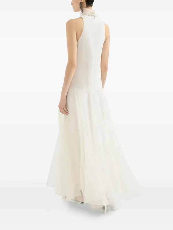 Brunello Cucinelli Turtleneck Maxi Dress | Neutrals | FARFETCH