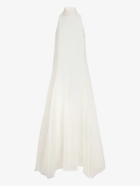 Brunello Cucinelli vestido largo con cuello alto