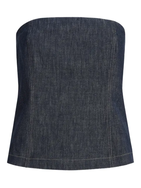 Brunello Cucinelli haut bandeau à effet jean