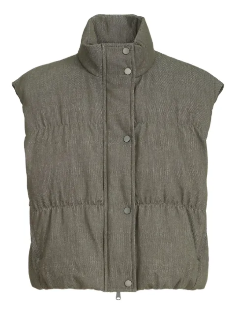 Brunello Cucinelli twill-weave vest