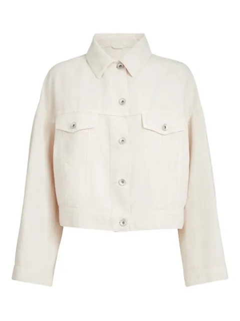 Brunello Cucinelli monili-embellishment button-up jacket