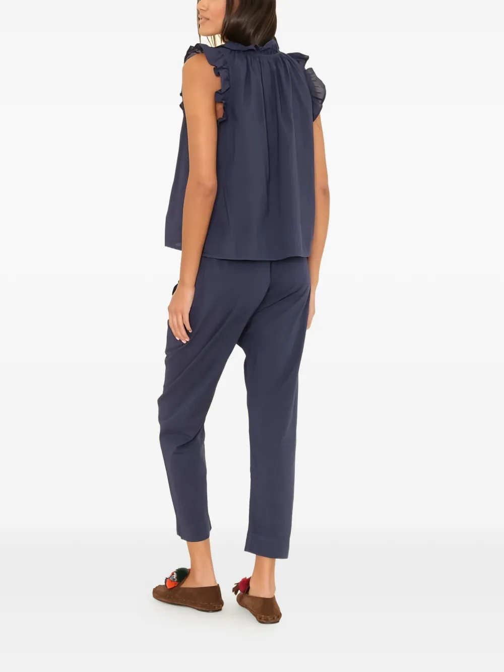  Xirena Draper Drawstring Trousers - Blue 