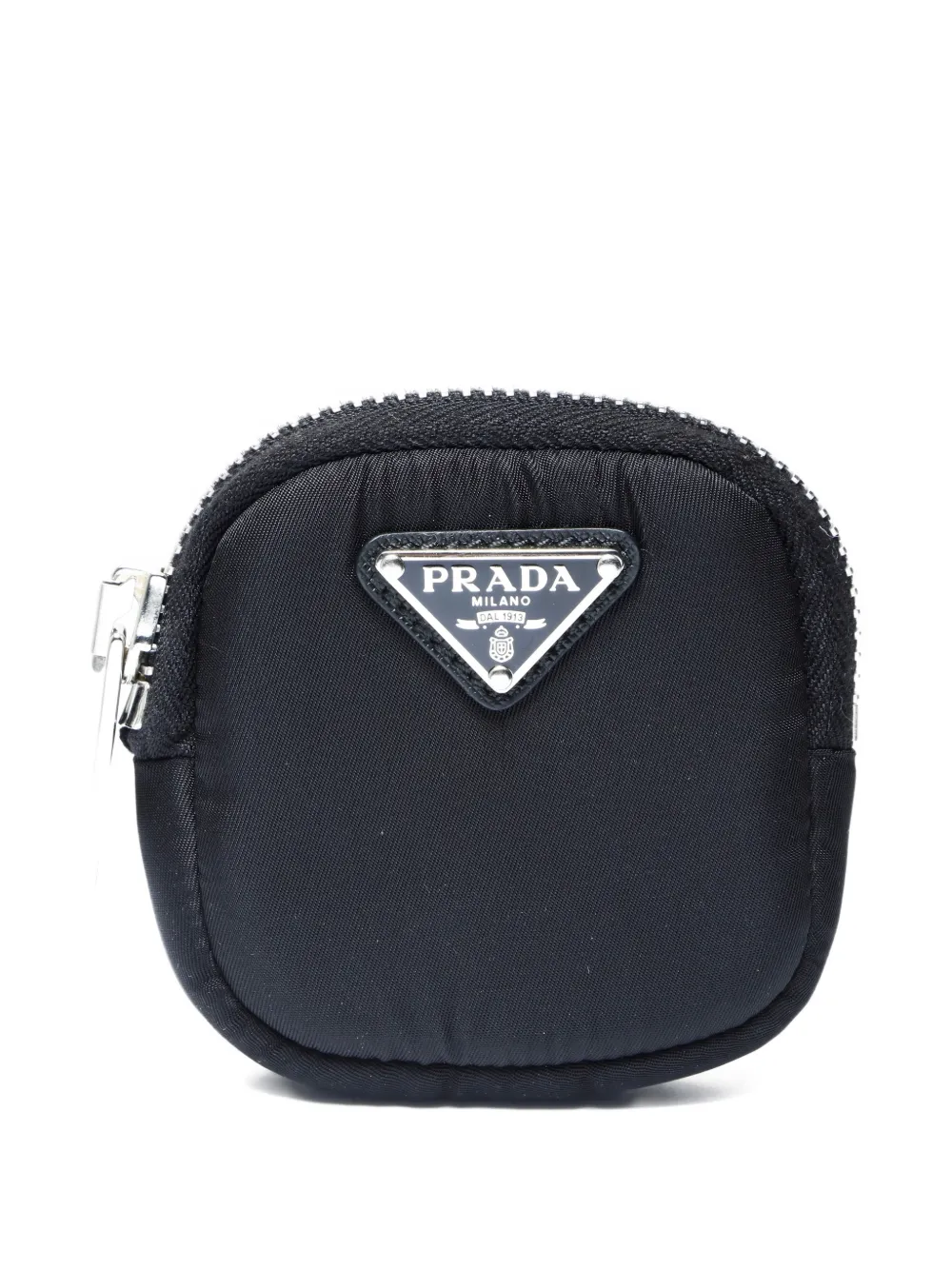 Prada Pre-Owned 2020-2025 mini zip coin purse | Black | Image 1