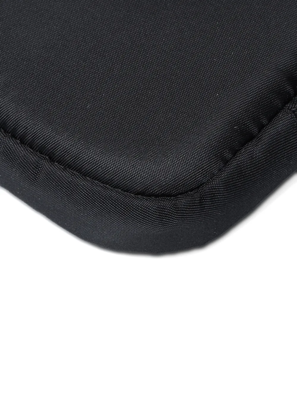 Pre-owned Prada 2020-2025 Mini Zip Coin Purse In Black