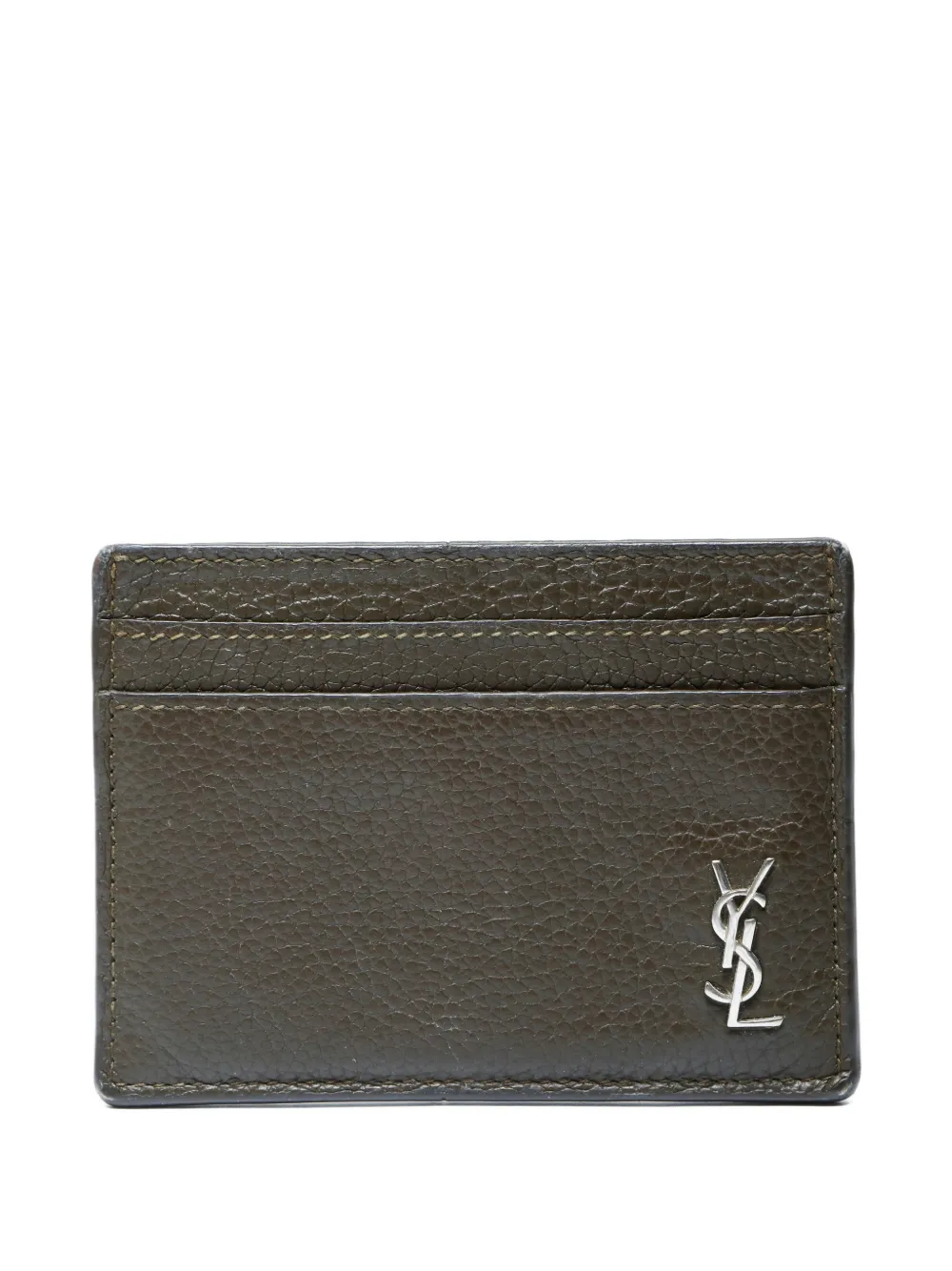 Saint Laurent Pre-Owned compartimentos para tarjetas | marrón | Image 1