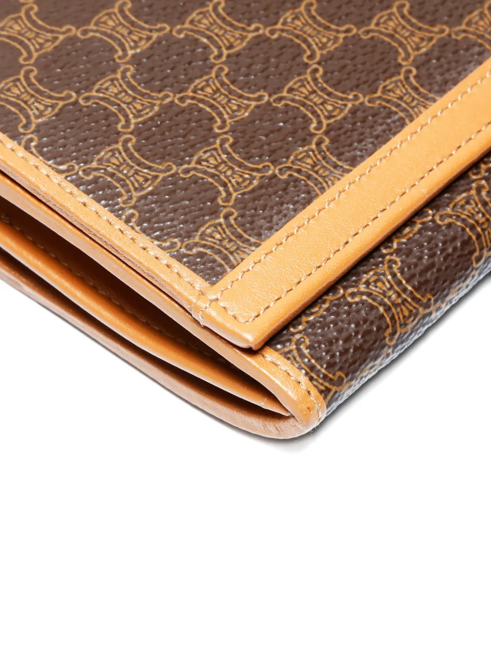 CELINE Pre-owned 1990-2000s Macadam Wallet In Brown