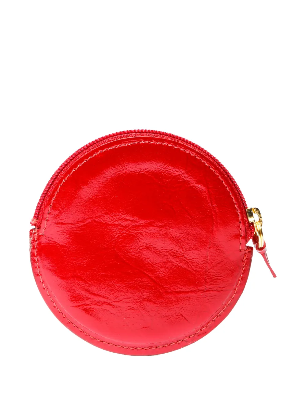 Pre-owned Loewe 1990s Mini Logo Coin Purse In Red