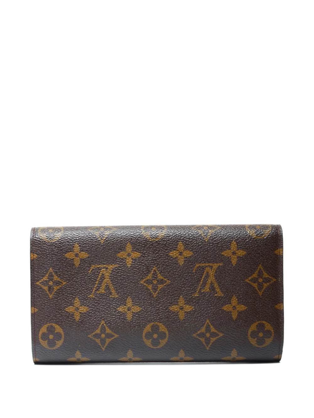 LOUIS VUITTON Pre-owned 2002 Portefeuille International Monogram Wallet In Brown