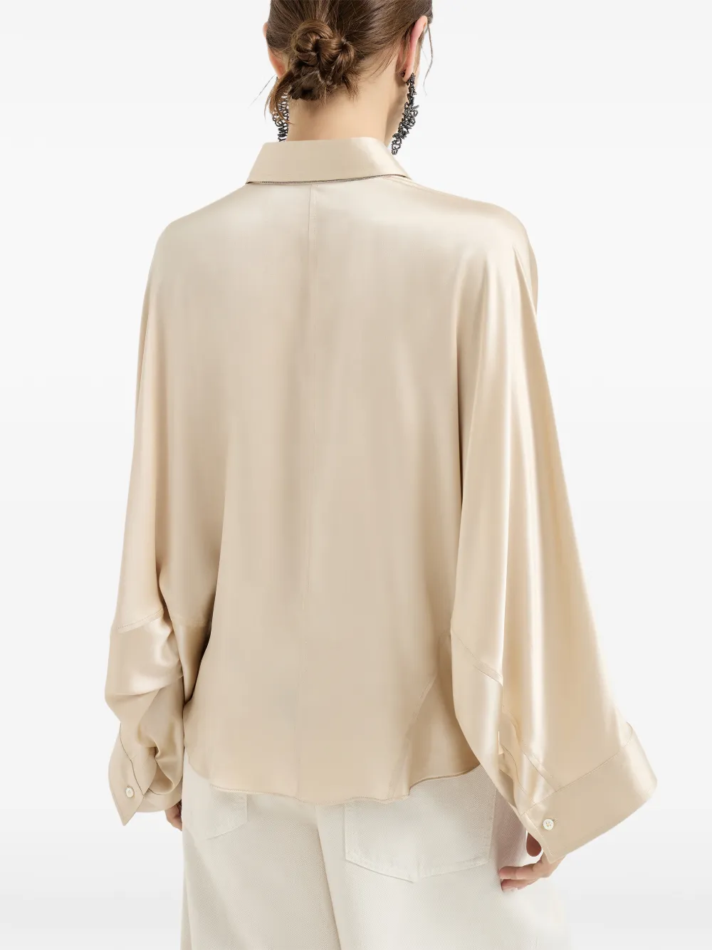 Brunello Cucinelli Overhemd met lange mouwen Beige