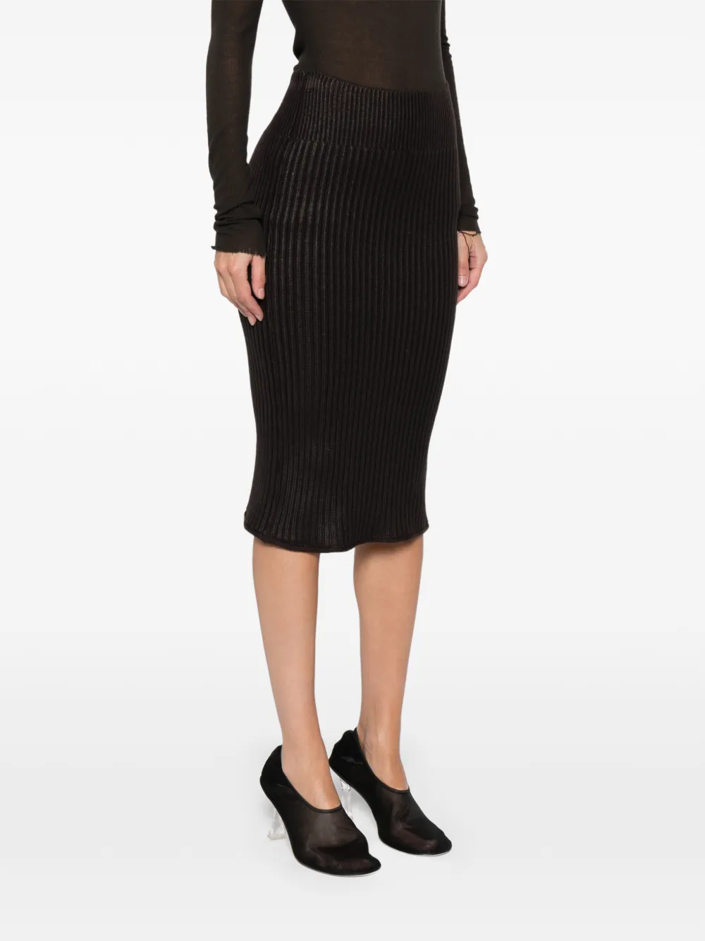 1990s Ribbed Skirt