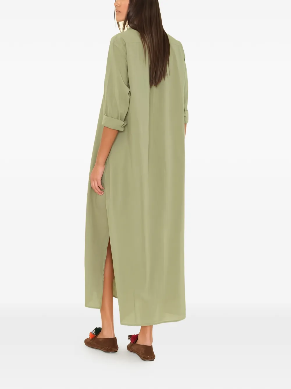 Xirena Bodem maxi-blousejurk - Groen