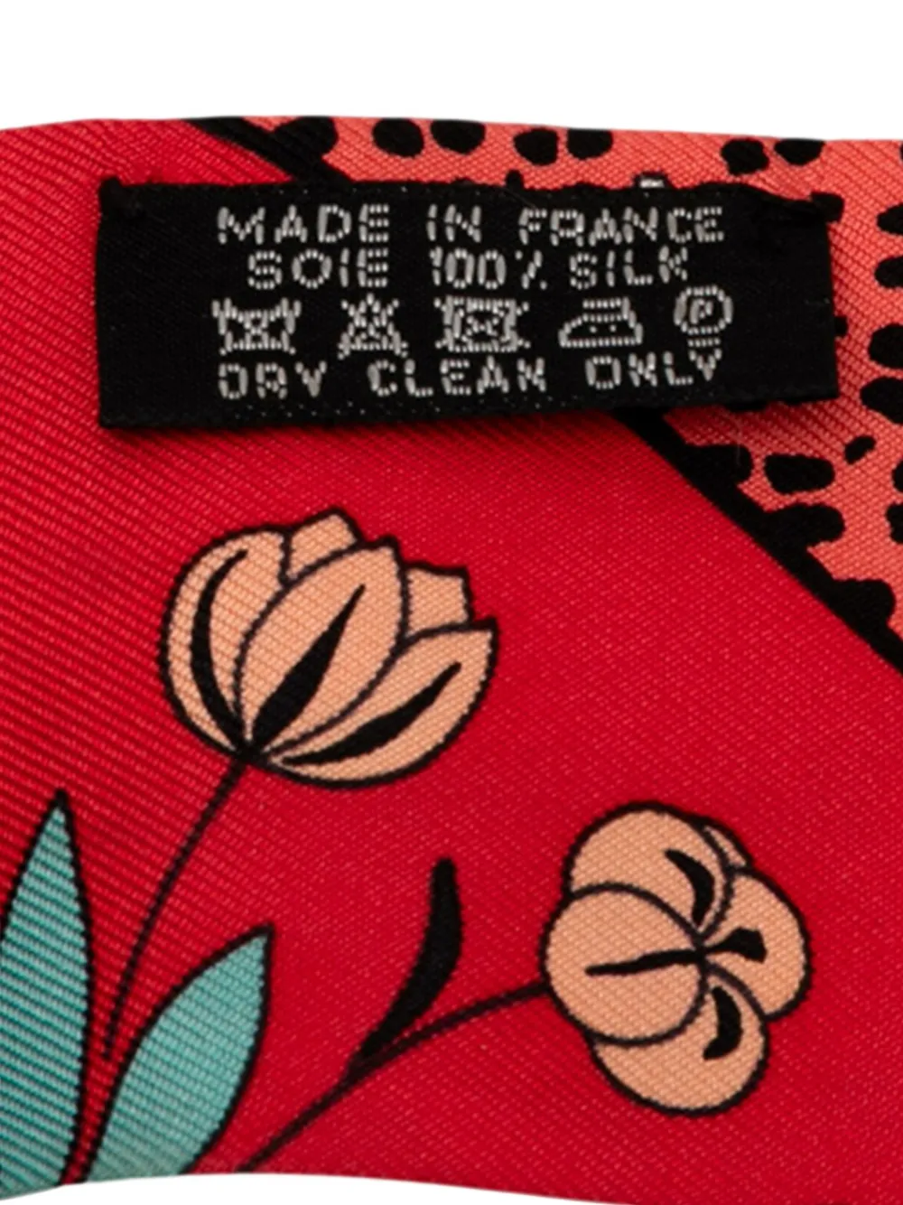 Hermès Pre-Owned 1999-2007 Les Leopards Twilly Seidenschal | Image 2