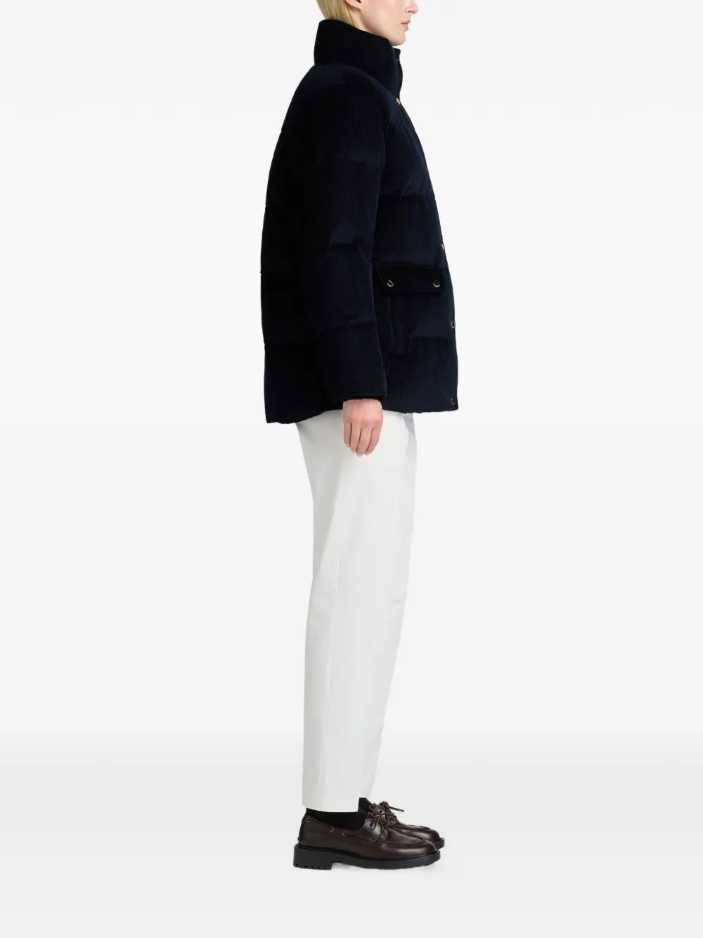  Bally High-neck Puffer Jacket - Blue 