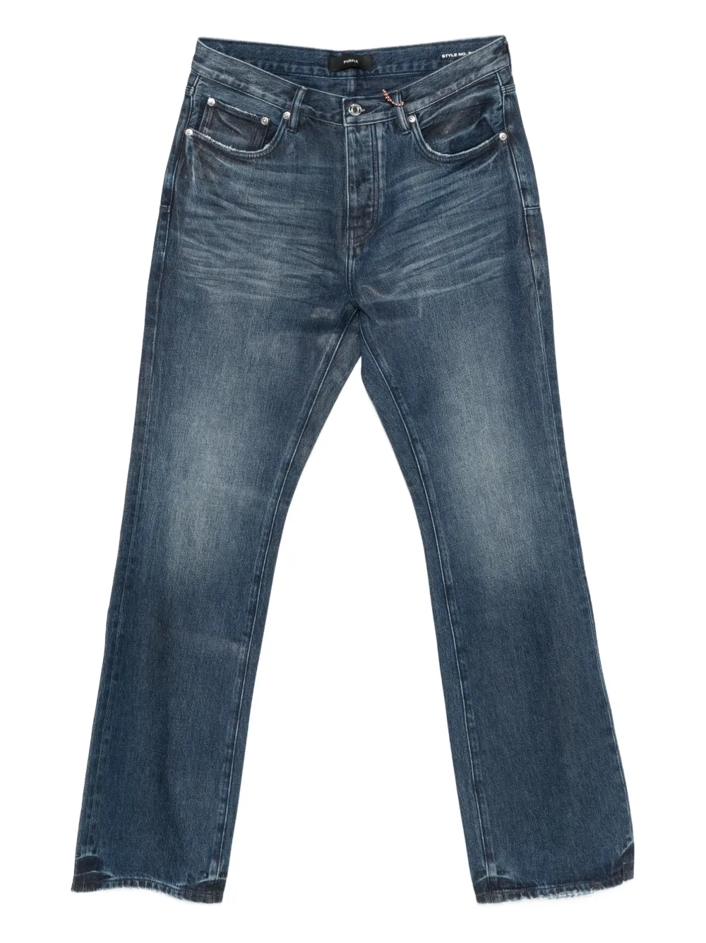 Purple Brand distressed-effect denim jeans - Blu