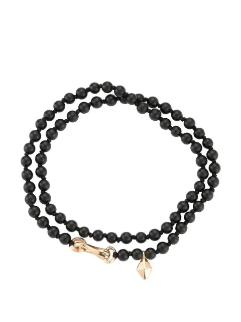 Walters Faith 18K rose gold onyx bracelet
