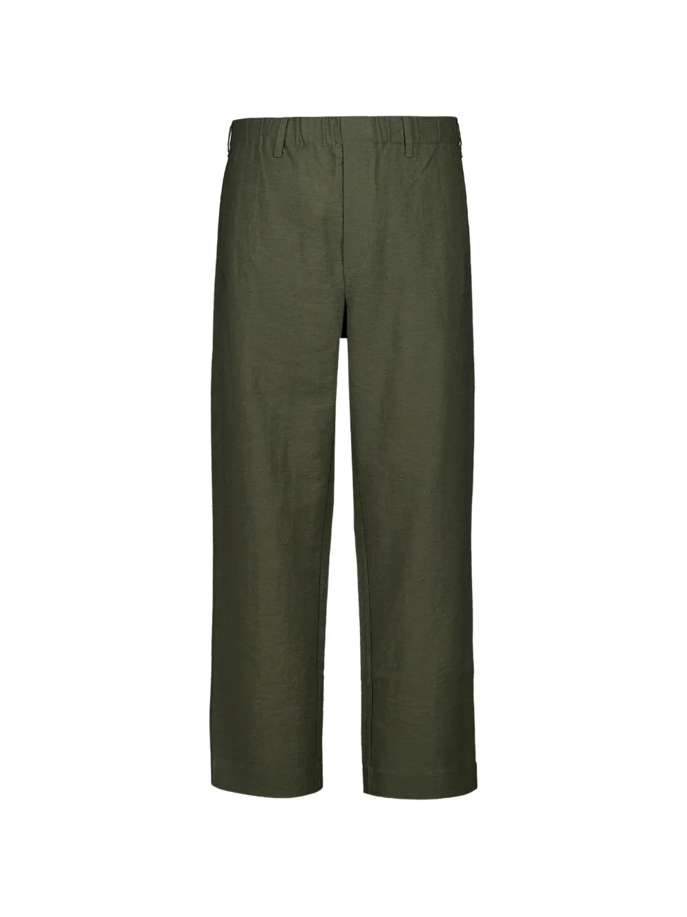 COMMAS Resort elasticated-waistband trousers | Green | Image 1