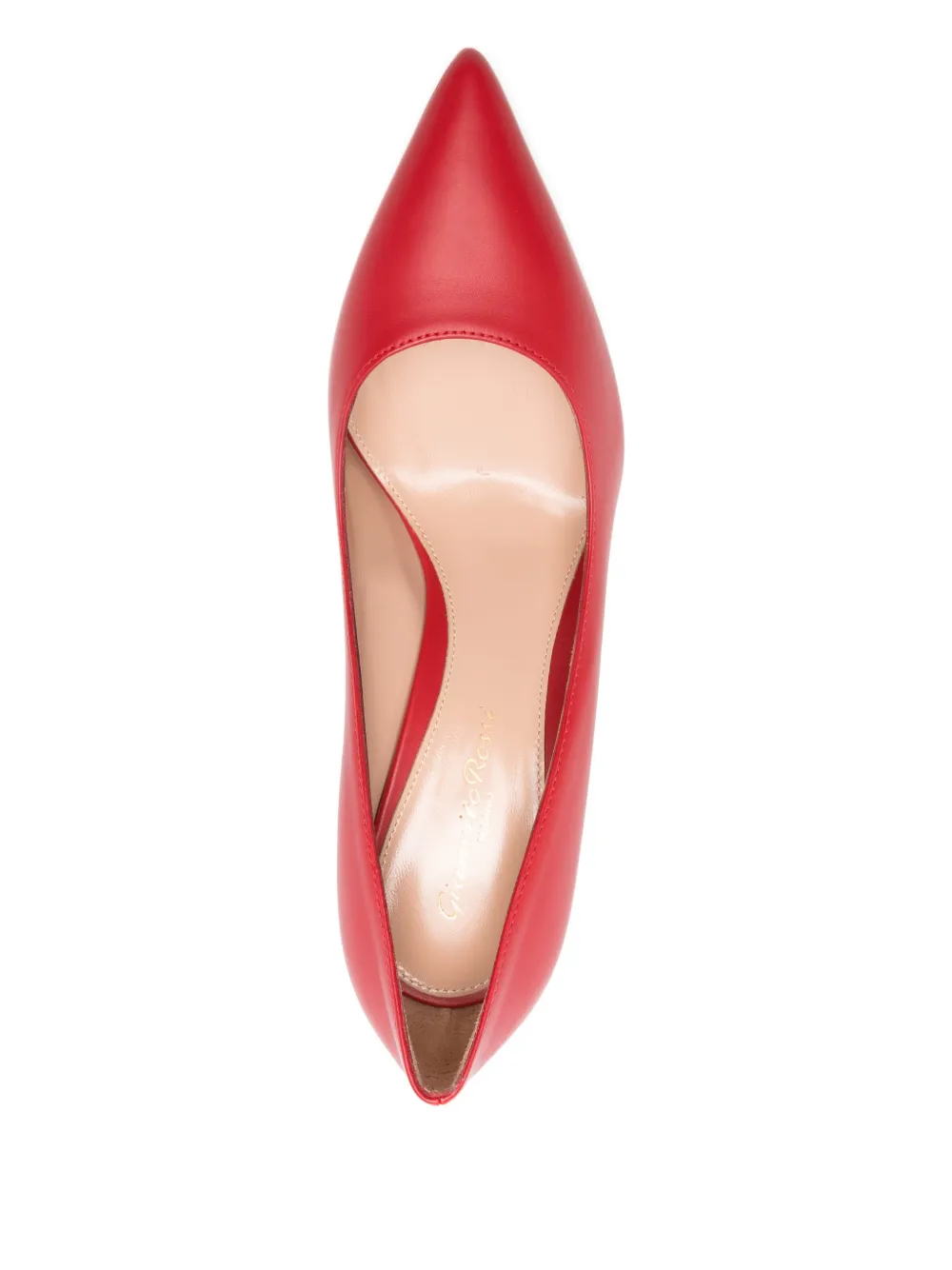 Gianvito Rossi Leren pumps Rood