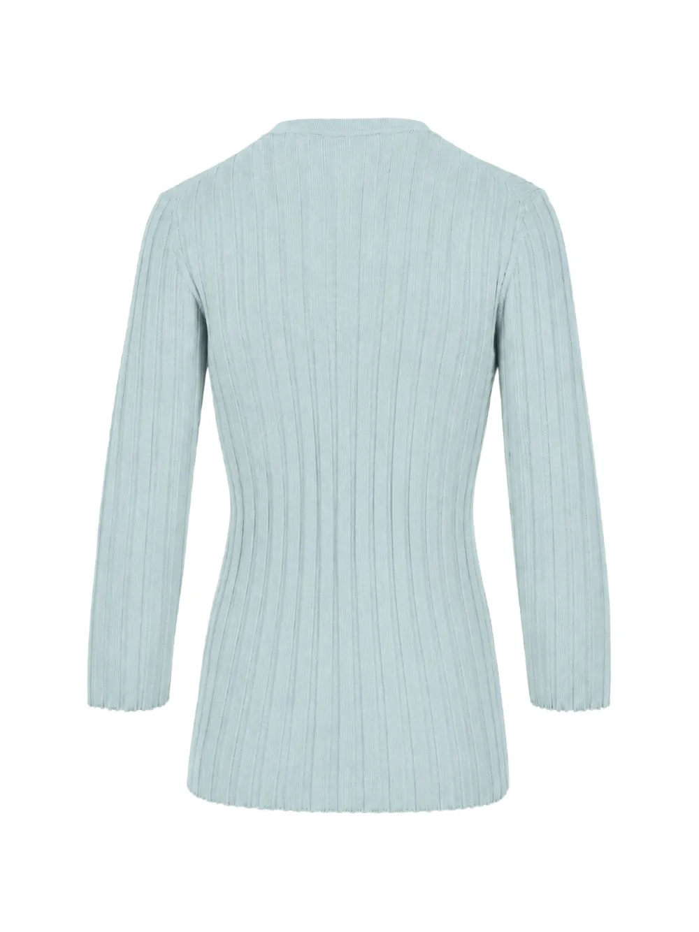 La-Rose Ribgebreide trui Blauw