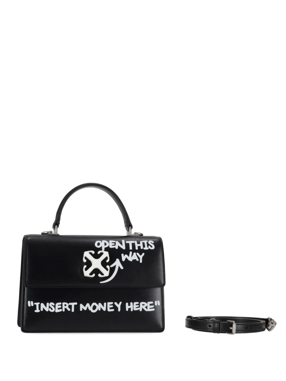 Off-White Borsa tote Jitney 1.4 - Nero