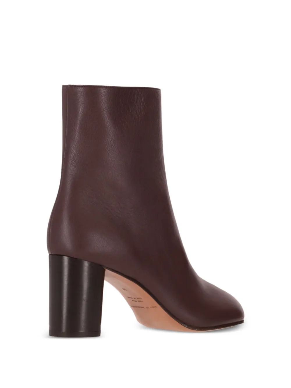  Niccolò Pasqualetti Obliqua Leather Ankle Boots - Brown 