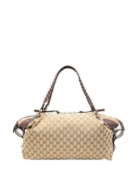 Gucci Pre-Owned 2000-2015 Medium GG Canvas Bamboo Bar tote bag