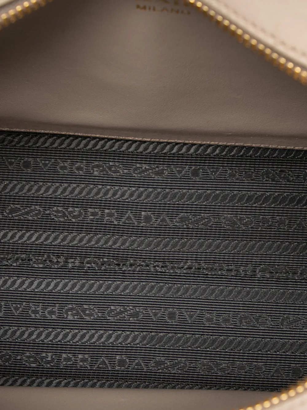 Pre-owned Prada 2013-2025 Saffiano And City Calf Esplanade Crossbody Bag In Brown