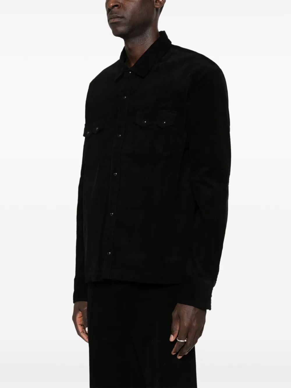  Midnight Rodeo Western Buttoned Shirt - Black 