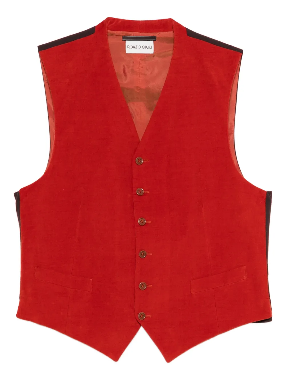 Romeo Gigli Pre-Owned Gilet anni '90 - Rosso