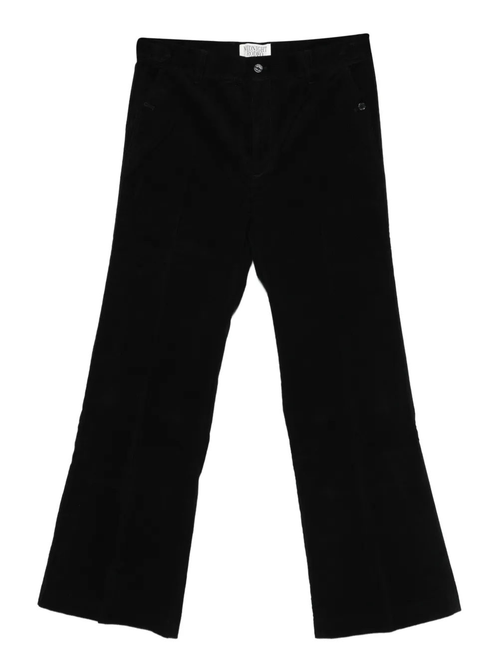MIDNIGHT RODEO pantalon en velours côtelé - Noir