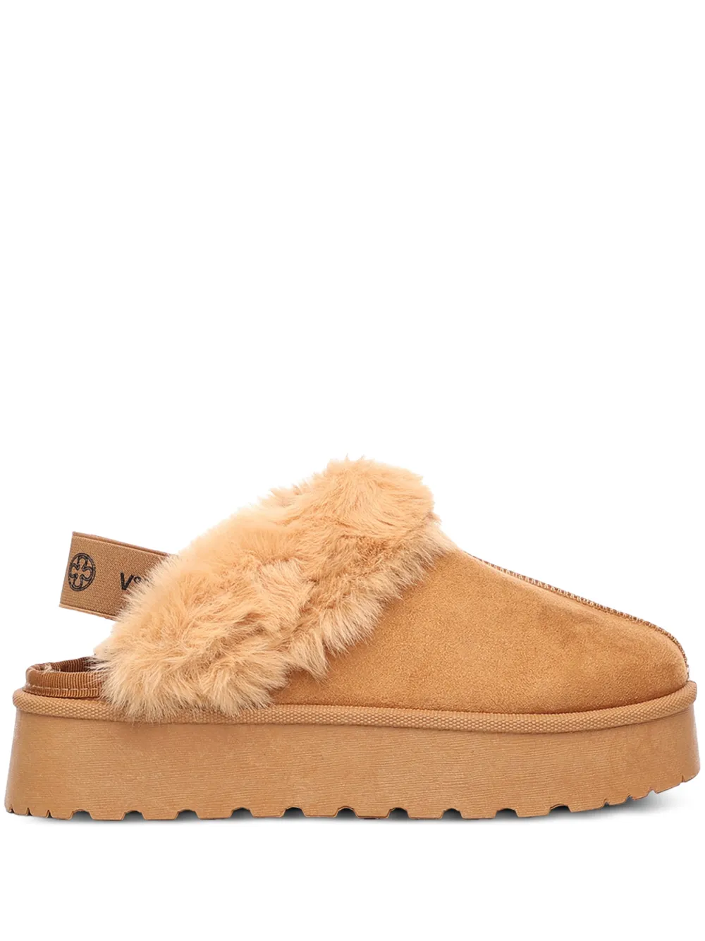 V°73 Sophie platform mules - Toni neutri