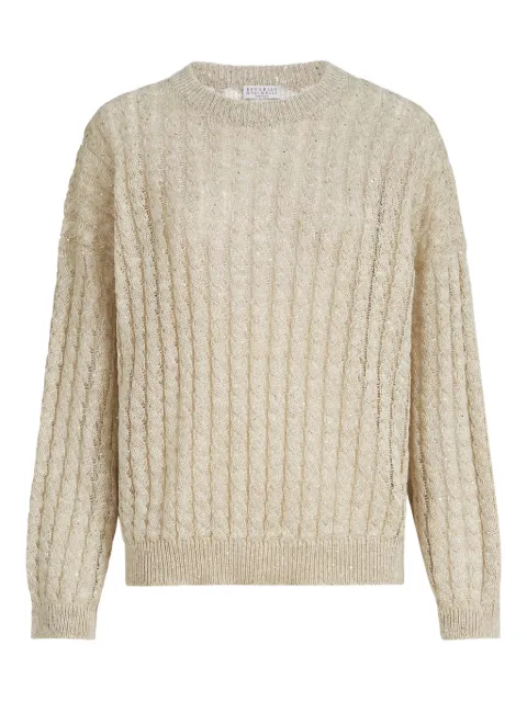 Brunello Cucinelli cable-knit sweater
