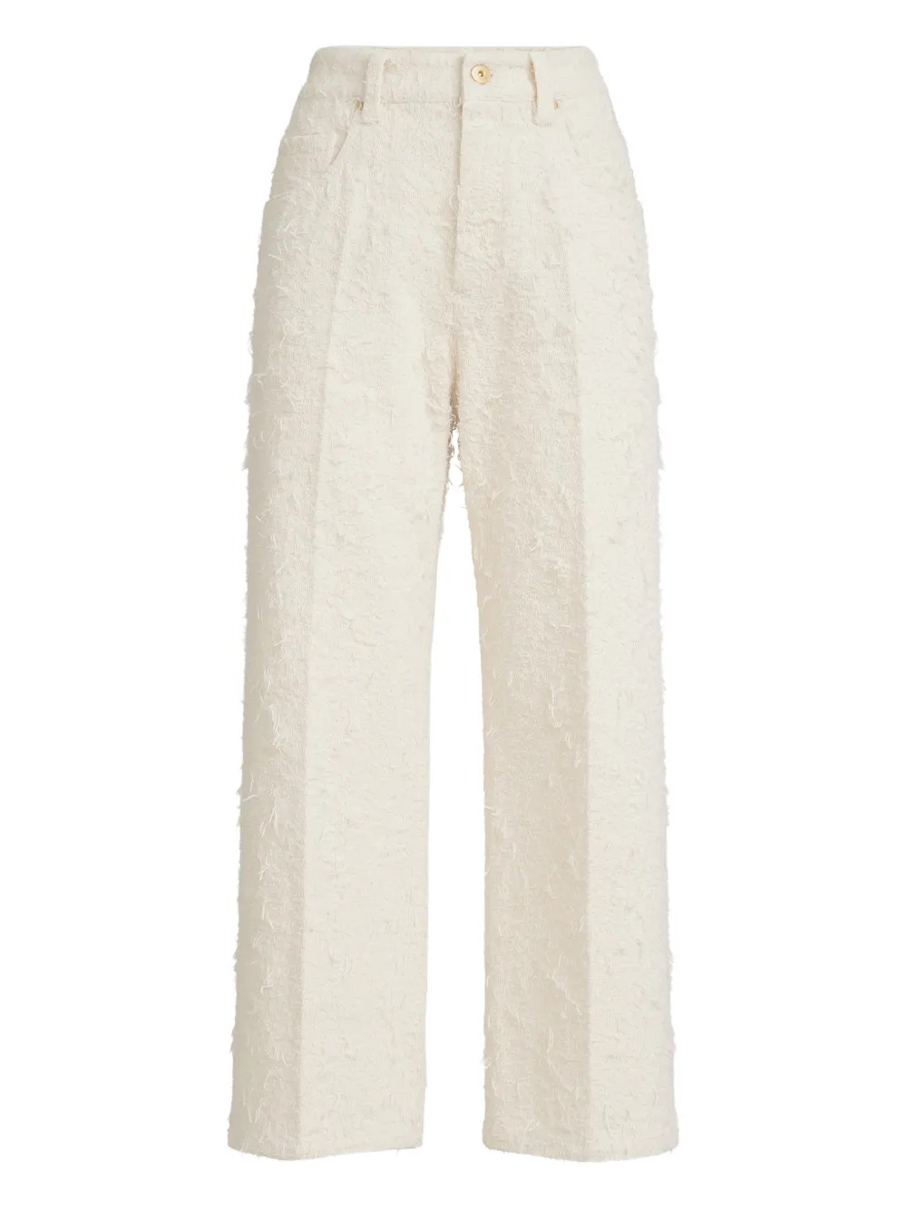 Brunello Cucinelli fuzzy trousers | Neutrals | Image 1