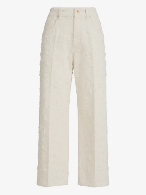 Brunello Cucinelli pantalones texturizados
