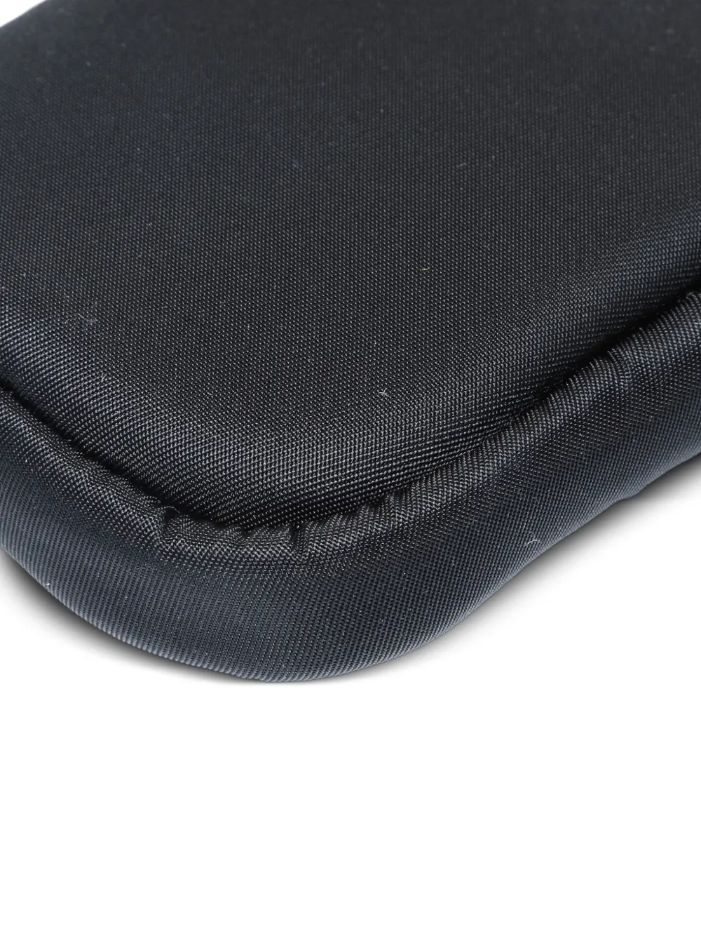 Pre-owned Prada 2020-2025 Mini Zip Coin Purse In Black