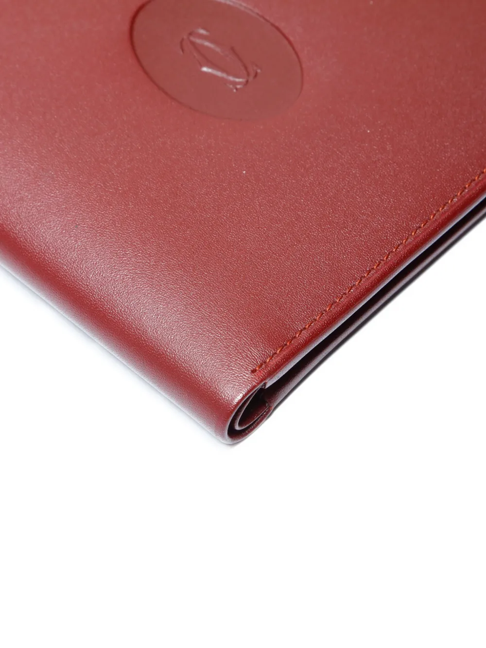 CARTIER Pre-owned 2000s Must Leather Wallet In Red