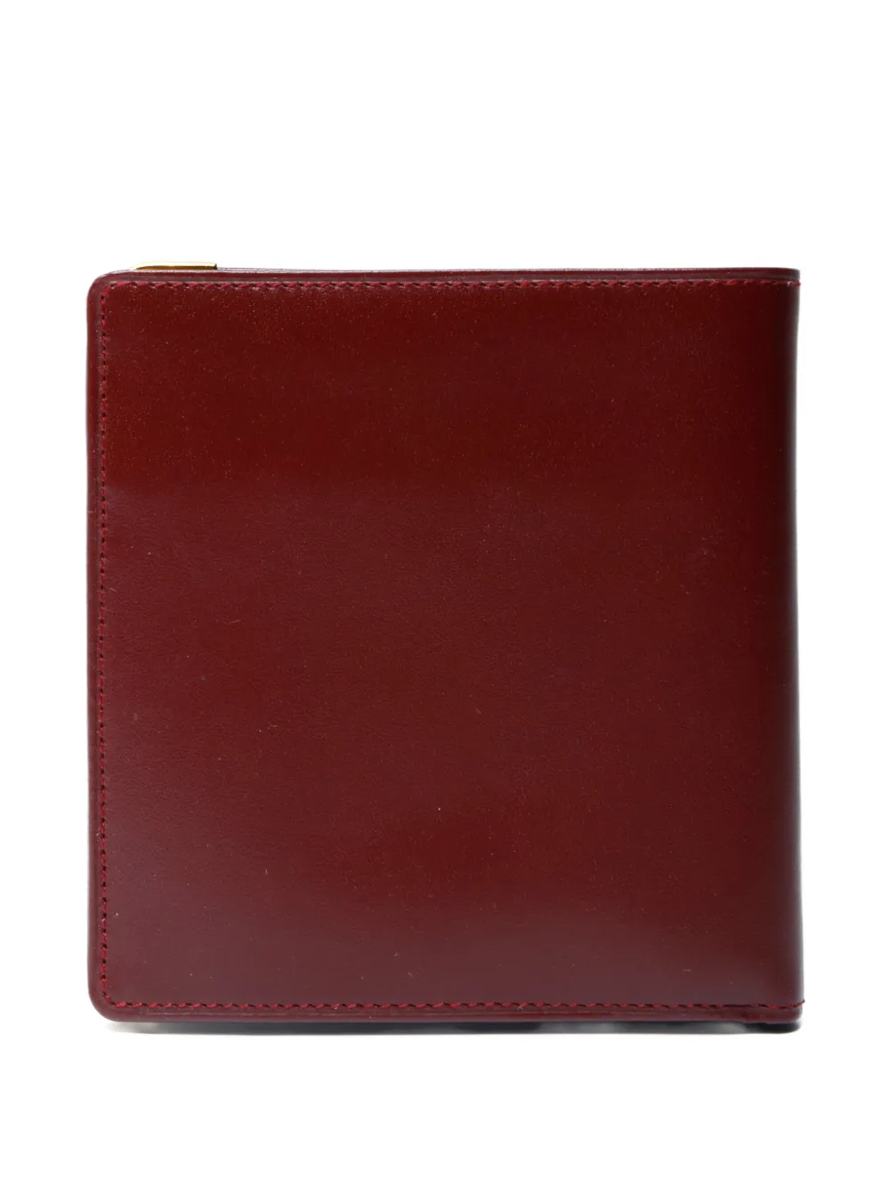 Pre-owned Cartier 2000-2020s Must Bi-fold Wallet In Red
