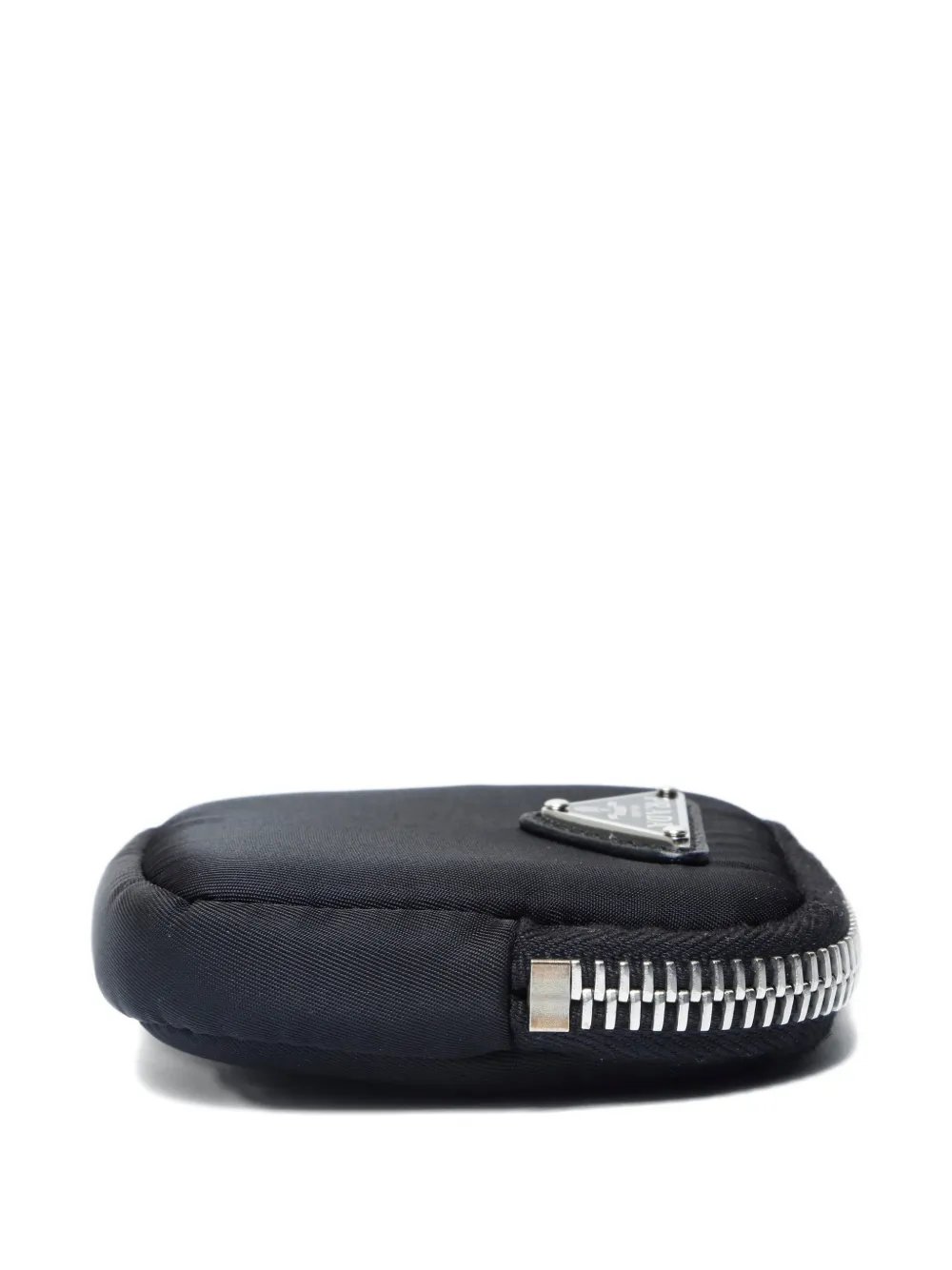 PRADA Pre-owned 2020-2025 Logo-plaque Coin Purse In Black