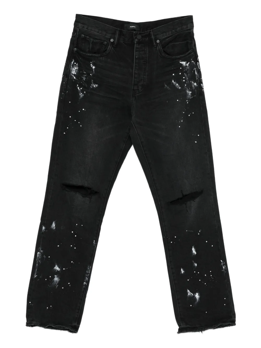 Purple Brand jean à effet usé | noir | Image 1