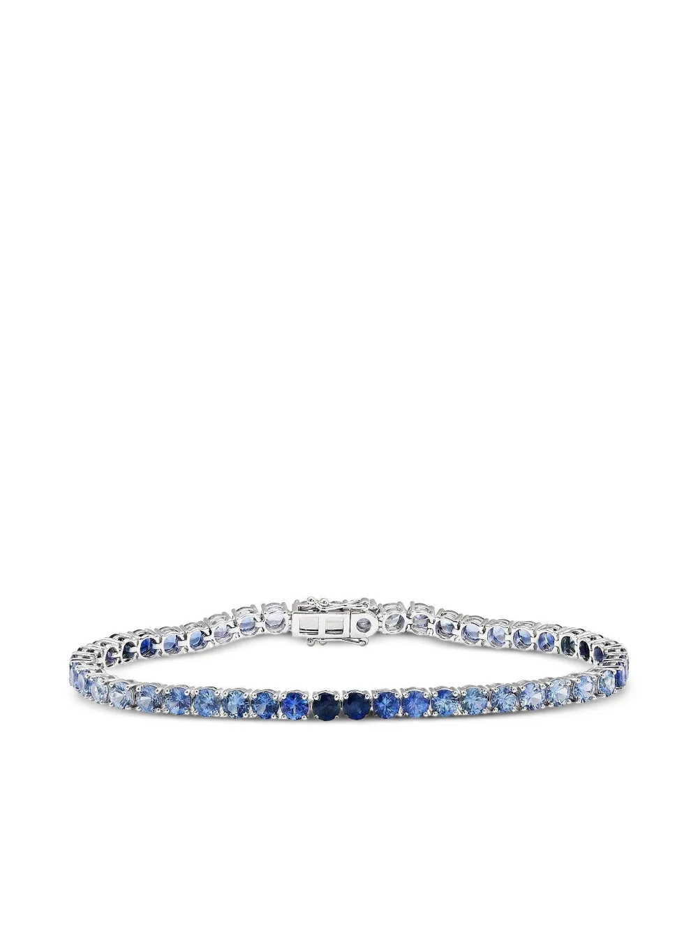 Ruchi New York 18K white gold sapphire Ombre Tennis bracelet - Argento