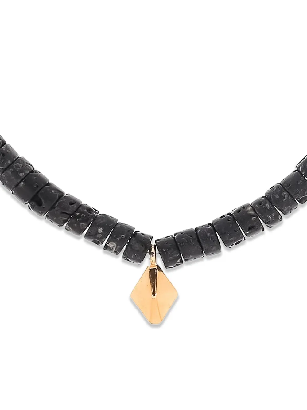 Walters Faith 18k Rose Gold Lava Beaded Bracelet In Black