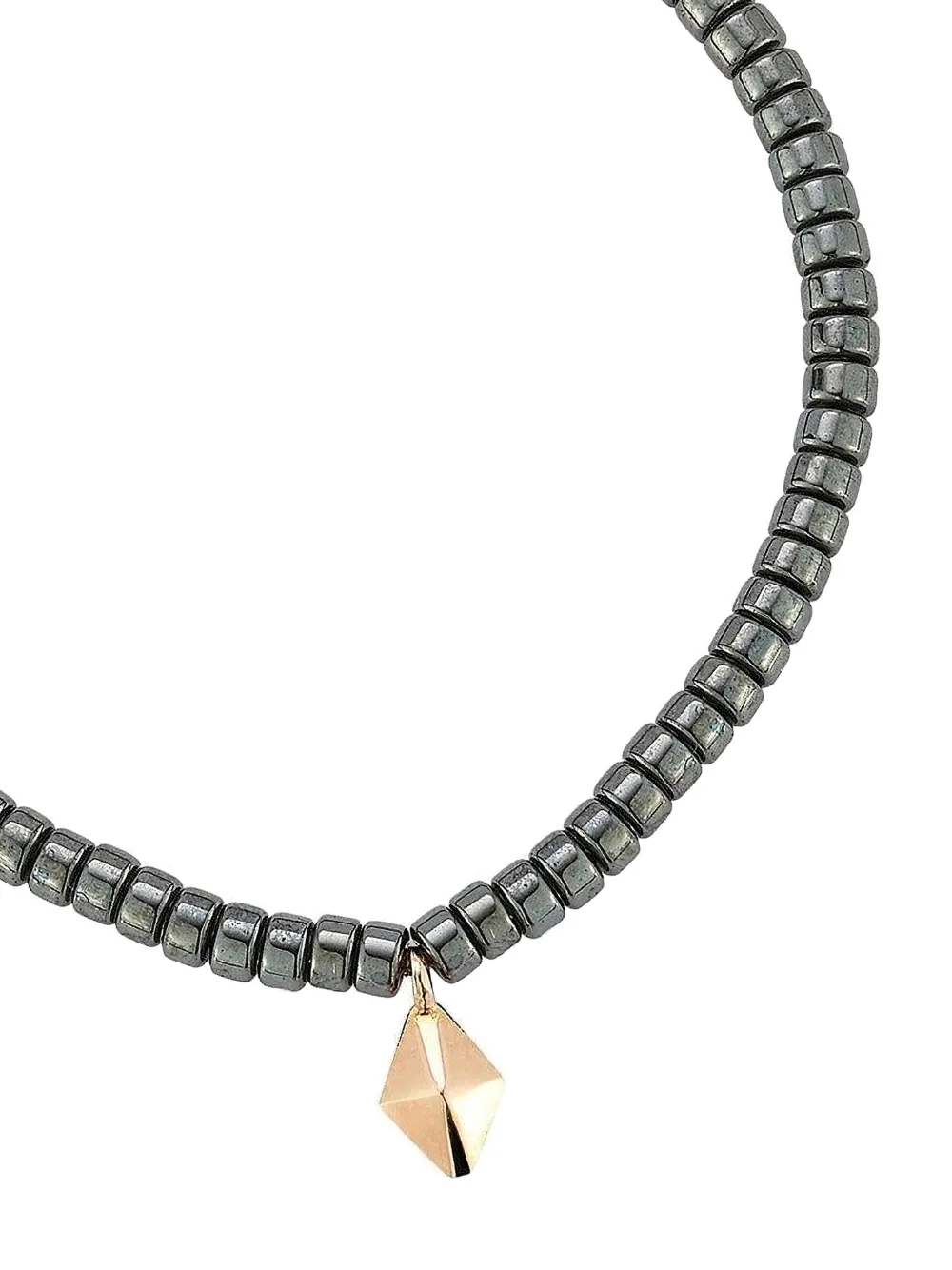 Walters Faith 18k Rose Gold Hematite Bracelet In Black