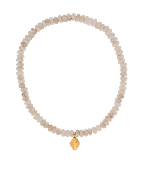 Walters Faith 18k yellow gold beaded charm bracelet