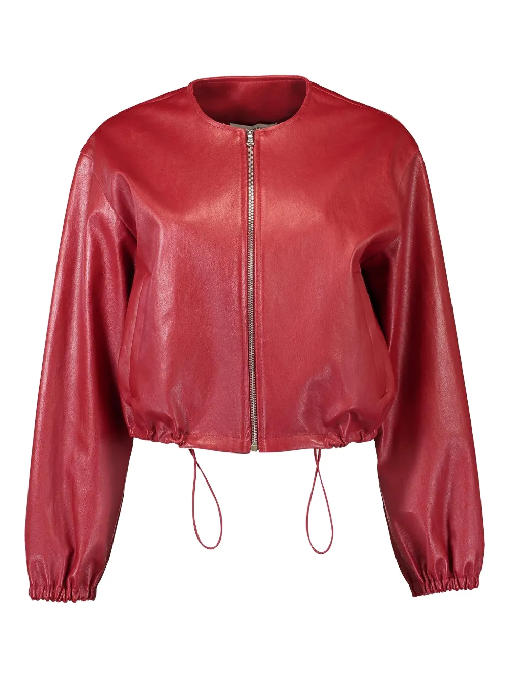 Susan Bender Toggle Bomber Jacket In Pink