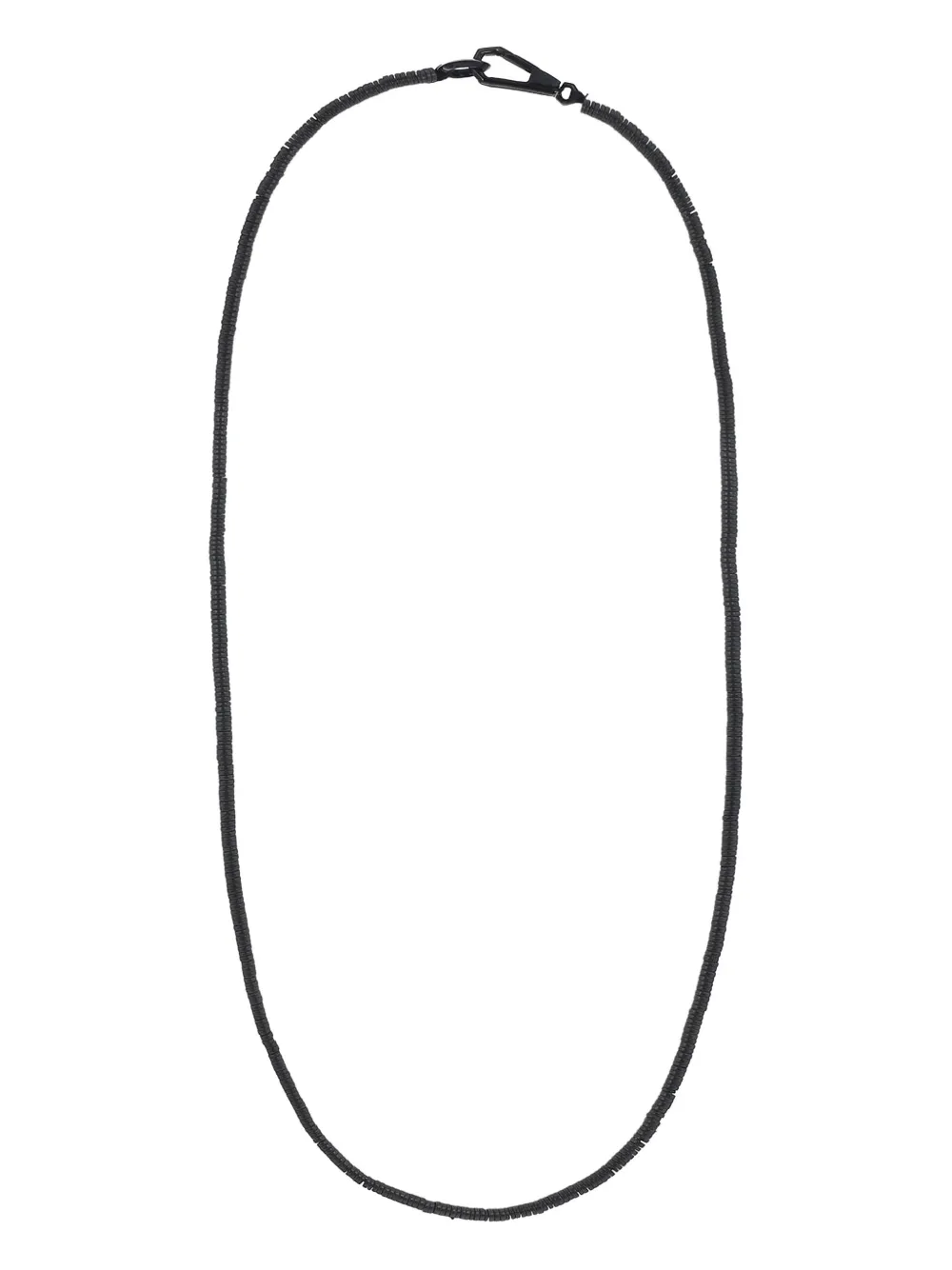 Walters Faith Matte Hematite Beaded Necklace In Black