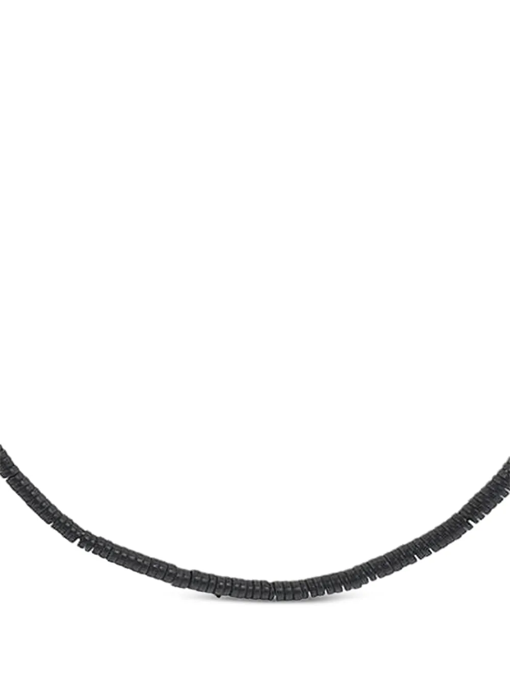 Walters Faith matte hematite beaded necklace - Zwart