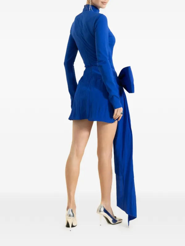david koma dress blue PADDED HIP DETAIL SEQUIN GOWN main image 0