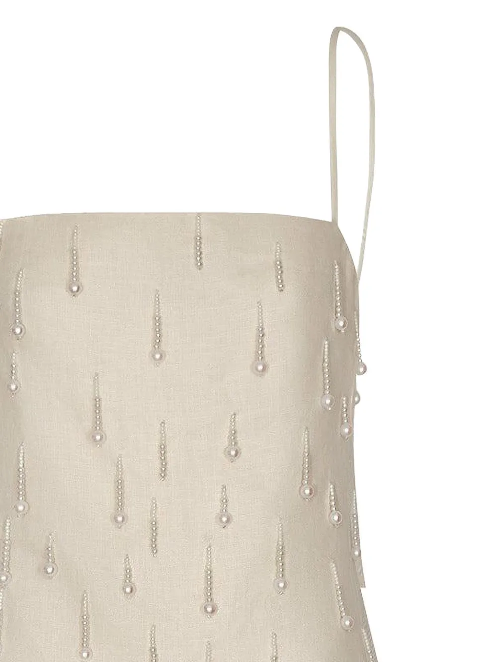 ANDRES OTALORA Mini-jurk met kralen - Beige