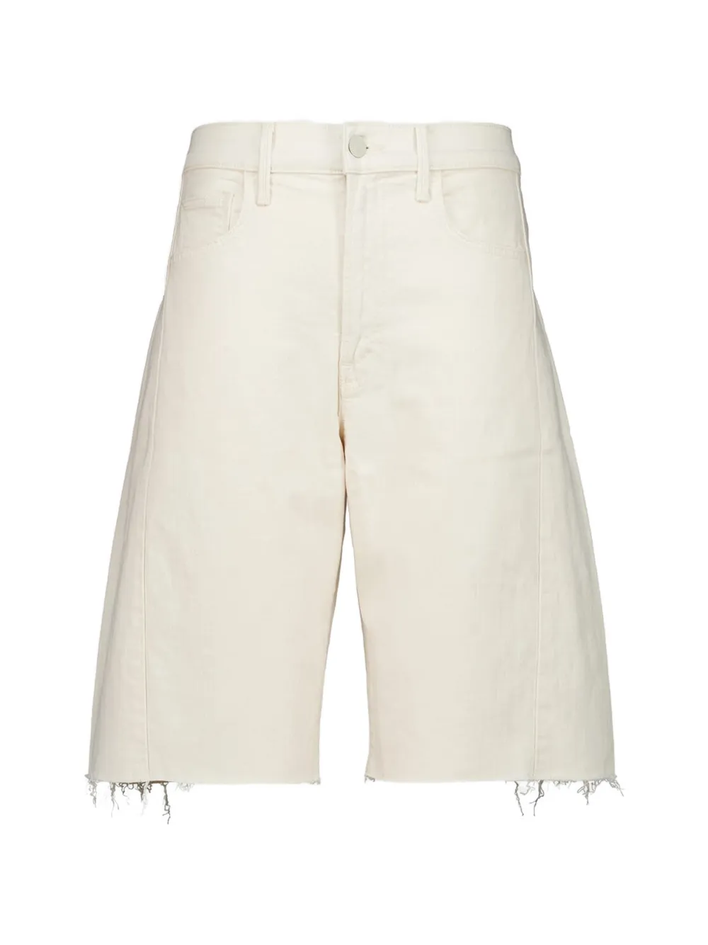 MOTHER Shorts con bordi sfrangiati - Toni neutri