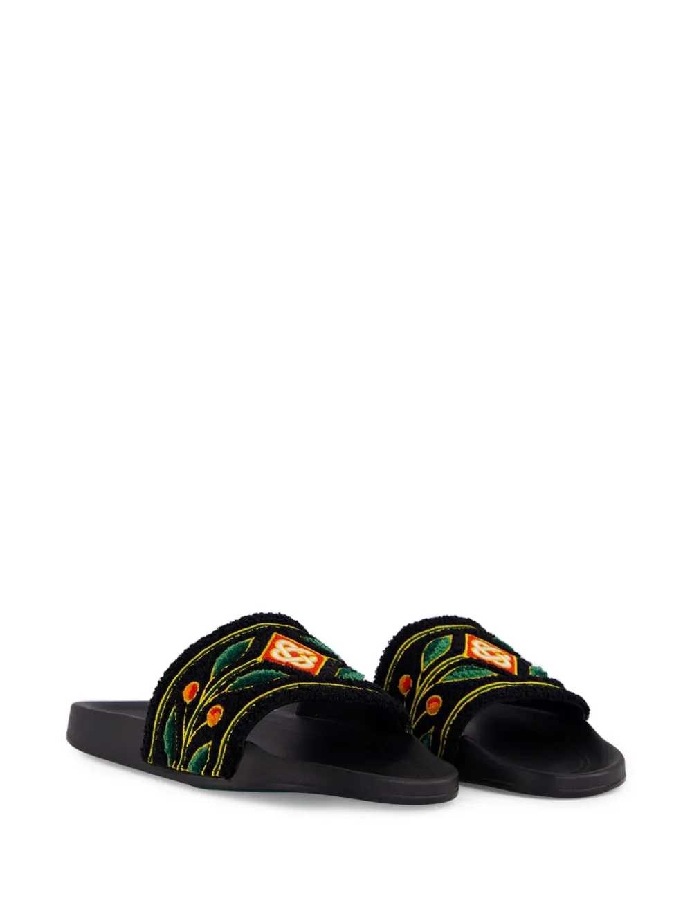 Casablanca Laurel badstof slippers Zwart