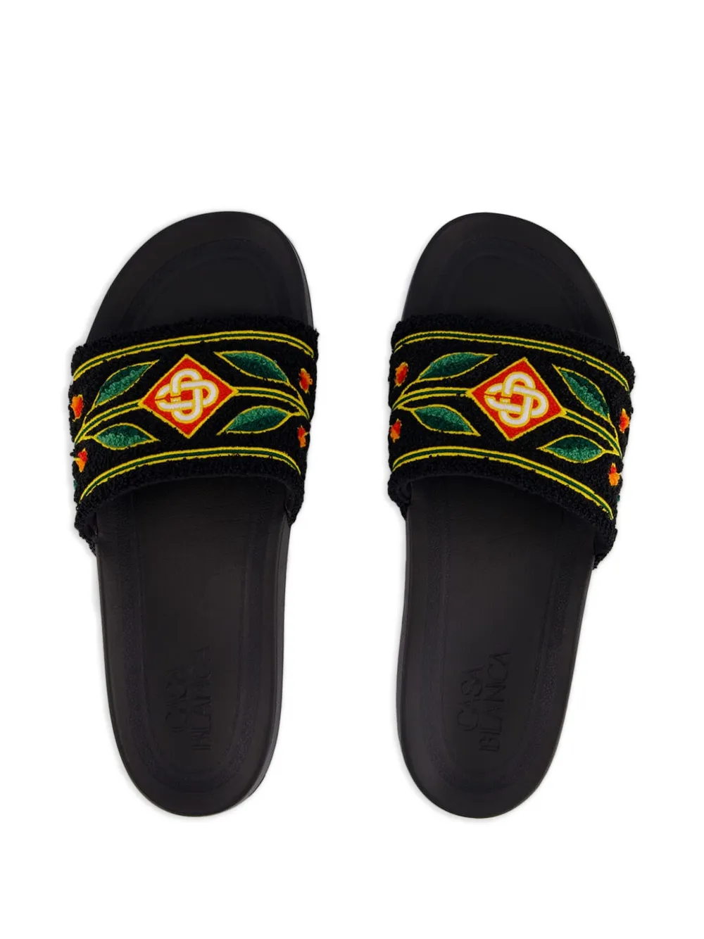 Casablanca Laurel badstof slippers Zwart